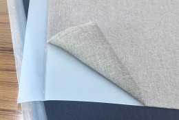 PP板两面贴布,PP板植绒